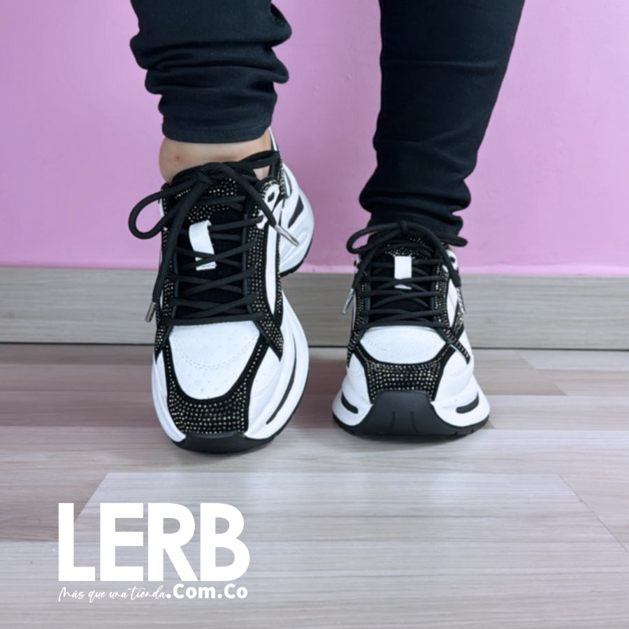 TENIS NUBE NEGRO X BLANCO - Imagen 2