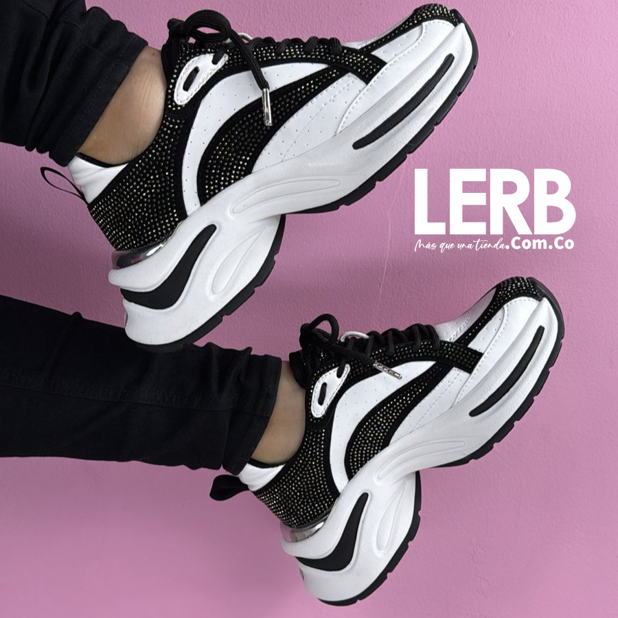 TENIS NUBE NEGRO X BLANCO - Imagen 3