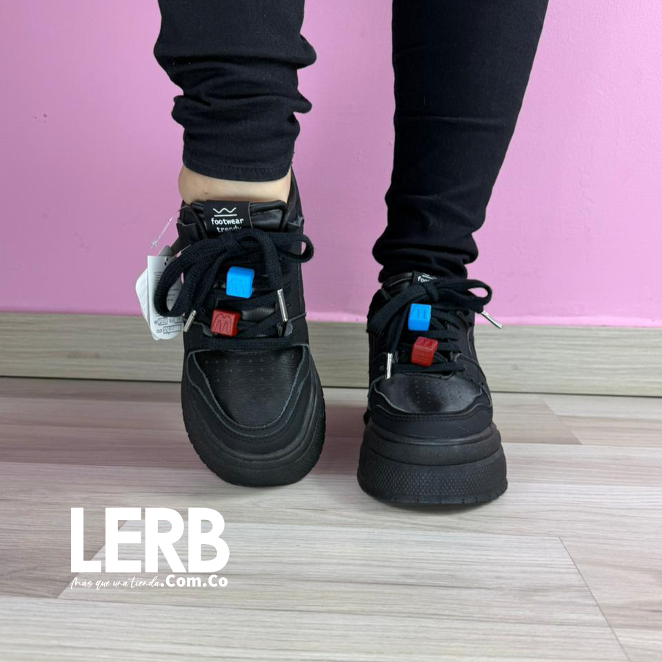 TENIS RAINBOW NEGRO - Imagen 3