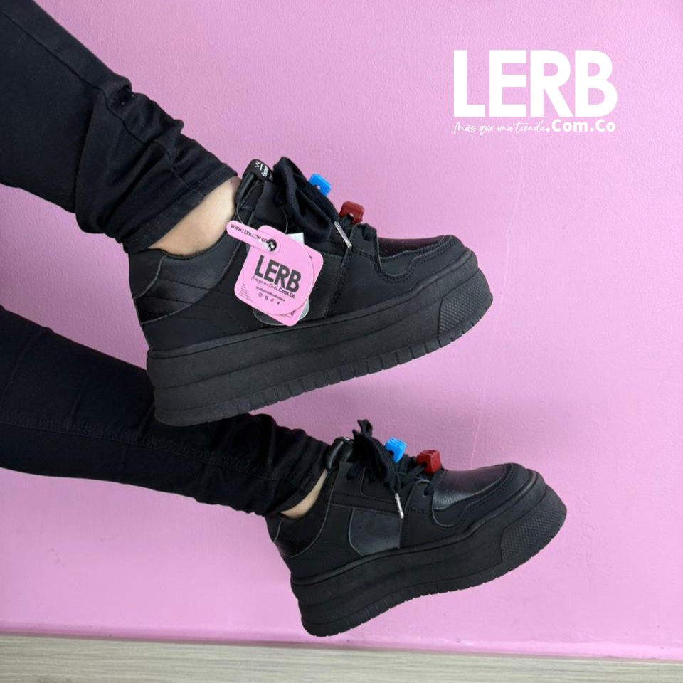 TENIS RAINBOW NEGRO - Imagen 2