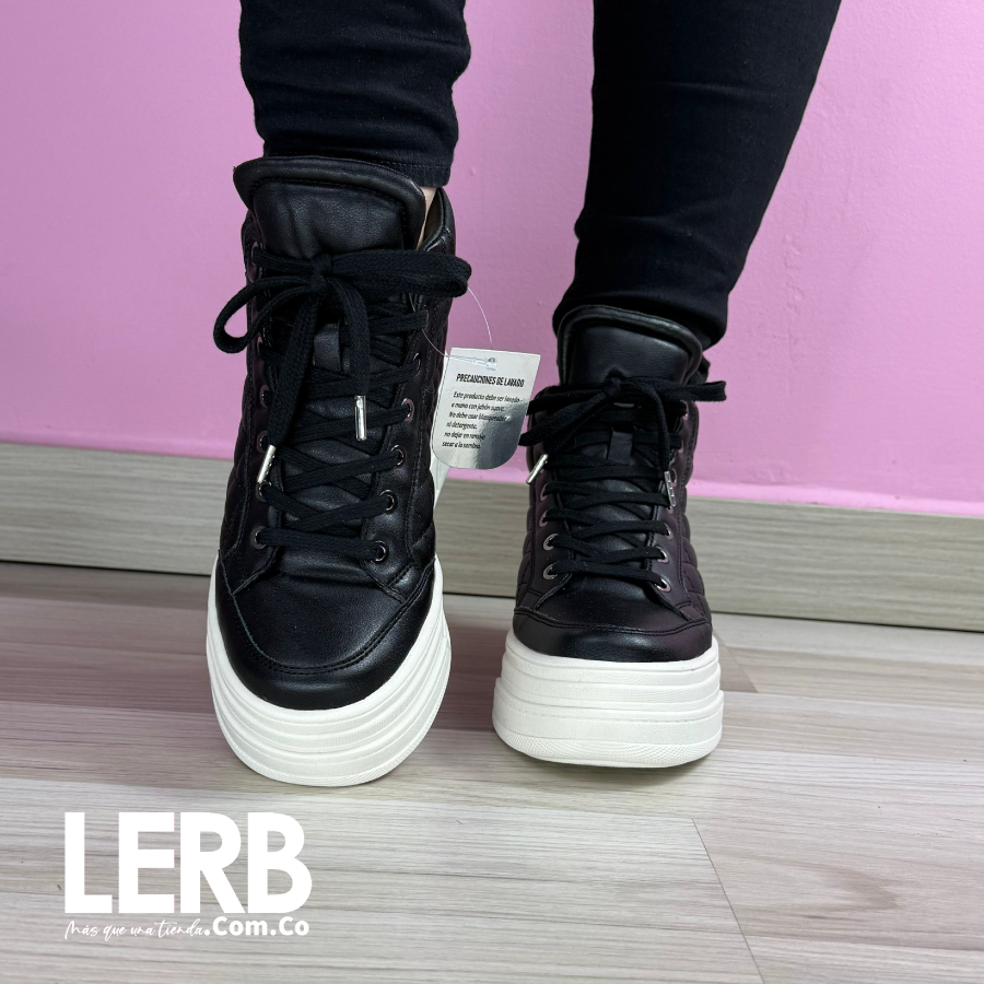 TENI BOTA SQUARE NEGRO - Imagen 3