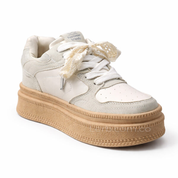 TENIS LACE BEIGE