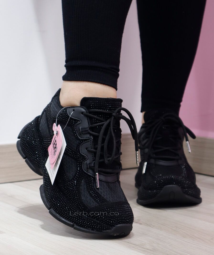 TENIS VENECIA NEGROS - Imagen 3