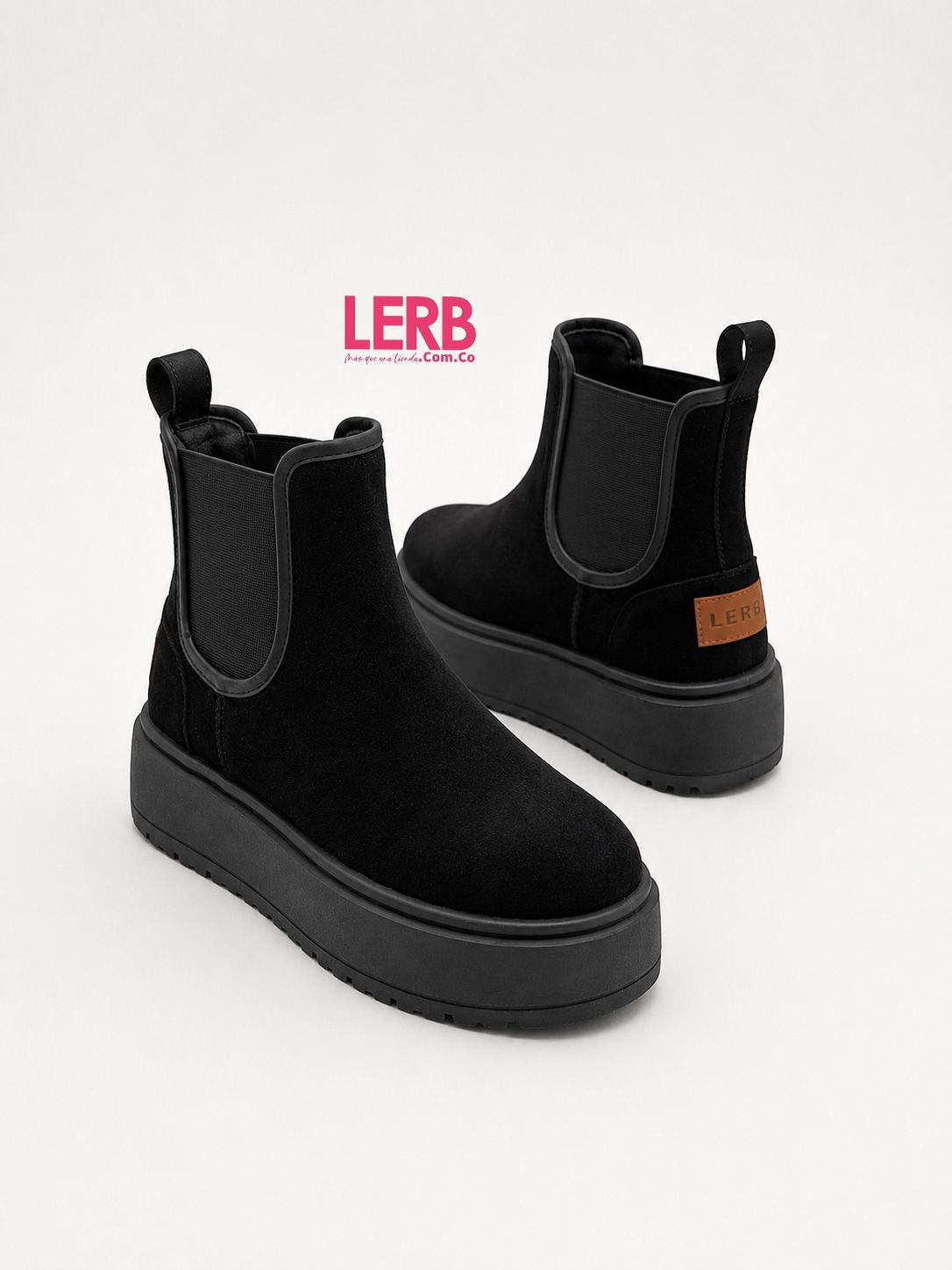 BOTINES MONACO NEGRO - Imagen 2